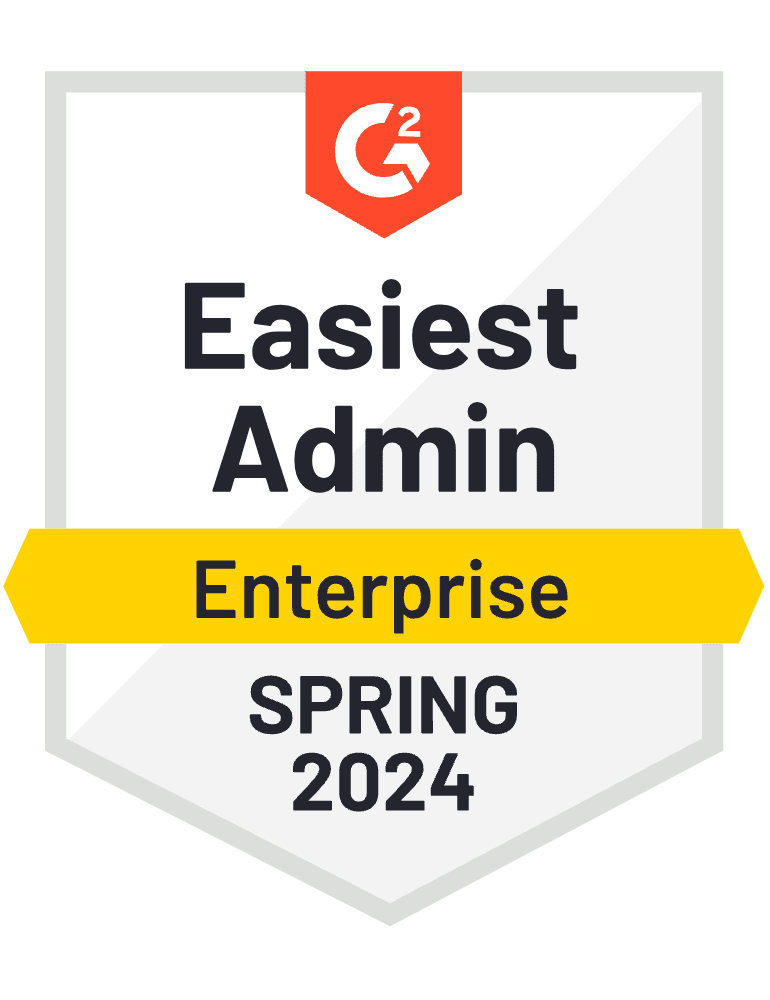 G2 Spring 2024 Easiest Admin Ethics & Compliance Image
