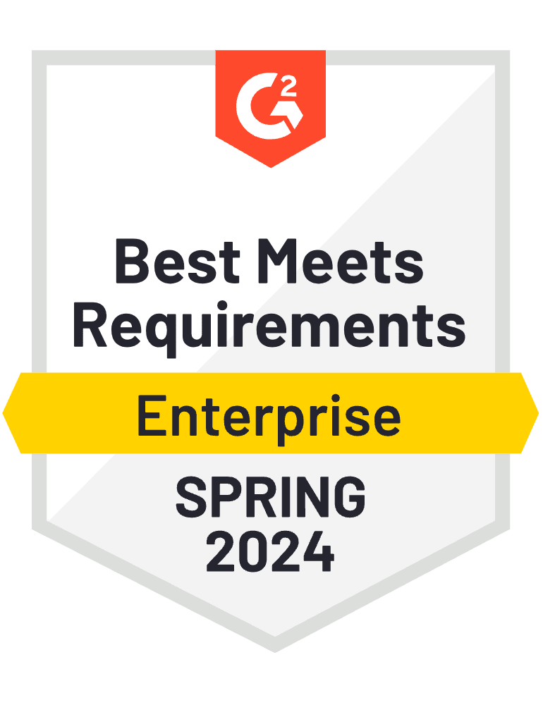 G2 Spring 2024 Best Meets Requirements Image