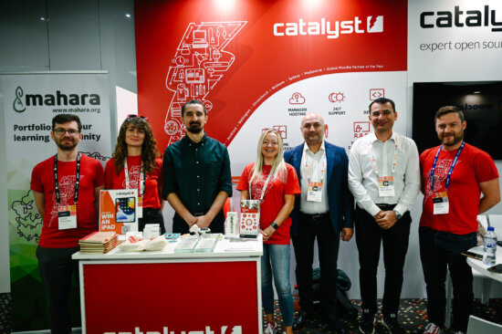 Catalyst IT participó como Patrocinador Platino en el MoodleMoot Global 2023. Fuente de la imagen: Imagen Moodle