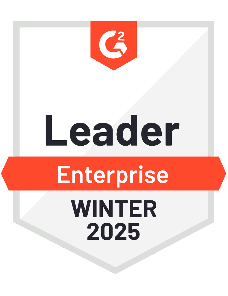 G2 Winter 2025 Badge Etica e conformità Apprendimento Leader Immagine aziendale