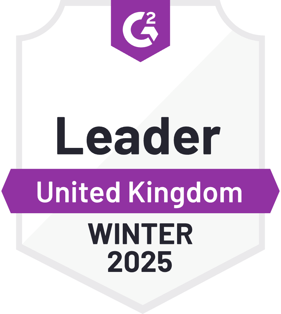 G2 Winter 2025 Badge Sistema di gestione dell'apprendimento (LMS) Leader Regno Unito Immagine