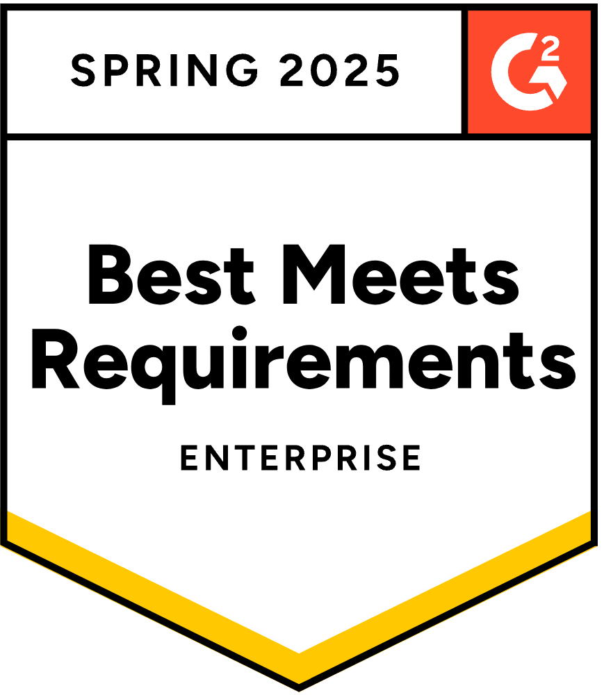 G2 Spring 2025 soddisfa al meglio i requisiti - Immagine aziendale