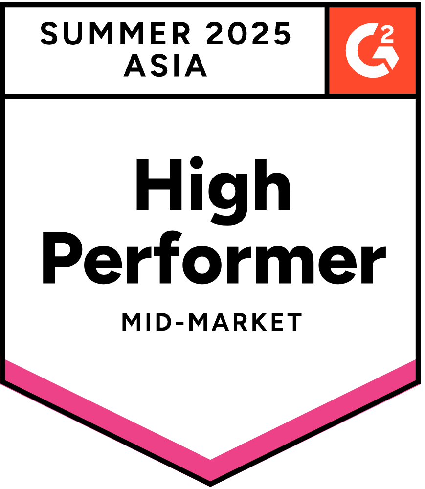G2 Summer 2025 Sistema di gestione dell'apprendimento High Performer - Immagine Asia Mid-Market
