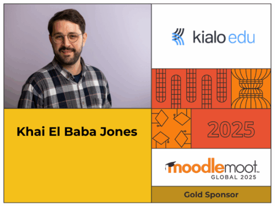 Who’s presenting at MoodleMoot Global 2025? Meet Khai El Baba Jones from Kialo Image