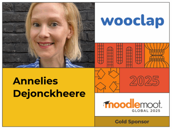 Who’s presenting at MoodleMoot Global 2025? Meet Annelies Dejonckheere from Wooclap Image