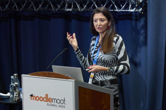 Judith Birke's reimagining the Moodle database presentation at MoodleMoot Global 2025 was fresh and insightful. Image