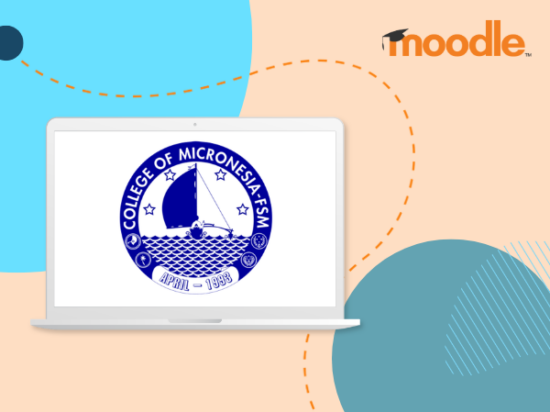 Como o College of Micronesia-FSM usa o Moodle para manter os alunos conectados em todo o Pacífico Imagem